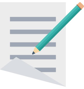 Yazma izole vektör çizim simgesini düzenlenebilir