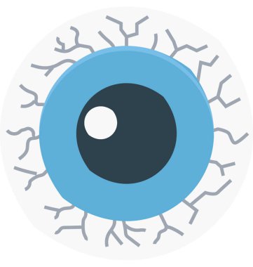 Hedef renk izole illüstrasyon vektör simgesi