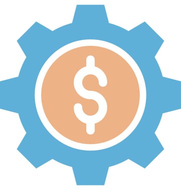 Yatırım planı renkli illüstrasyon vektör simgesi