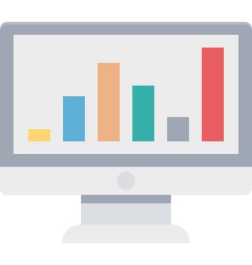 İllüstrasyon izole grafik rapor renk vektör