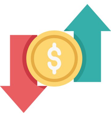 Kar renkli illüstrasyon vektör simgesi