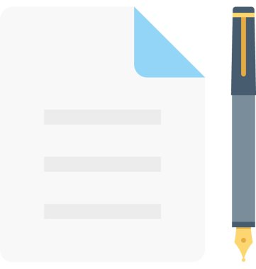 İllüstrasyon izole Not kağıt renk vektör