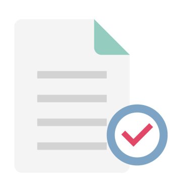 Belge renkli illüstrasyon vektör simgesi