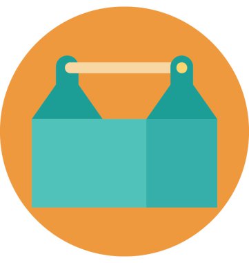 Çalışma araçlar renk illüstrasyon vektör simgesi