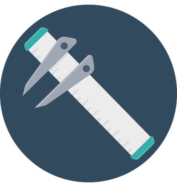 Varnier renk illüstrasyon vektör simgesi