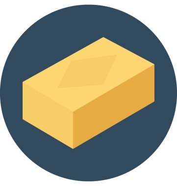 Tuğla renk illüstrasyon vektör simgesi