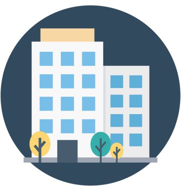 Daire renk illüstrasyon vektör simgesi