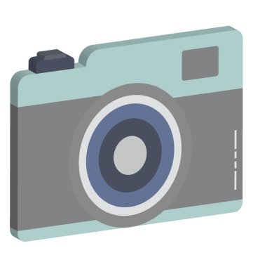 Kamera vektör düzenlenebilir simgesi