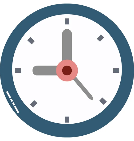 Icône Modifiable Vecteur Horloge — Image vectorielle