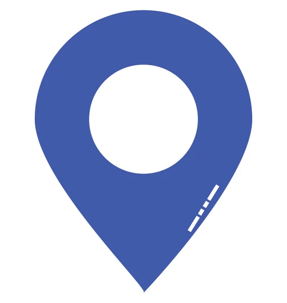 Mapa Pin Vector Icono Editable — Vector de stock