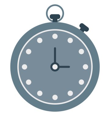 Kronometre izole vektör çizim simgesini düzenlenebilir