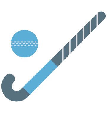 Hokey izole vektör çizim simgesini düzenlenebilir