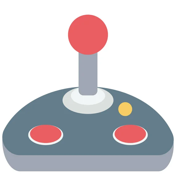 Joystick Isolated Vector Illustration Icône Modifiable — Image vectorielle