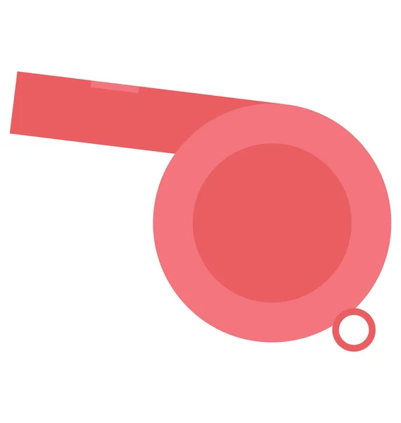 Whistle Isolated Vector Ilustration Icon Editável — Vetor de Stock