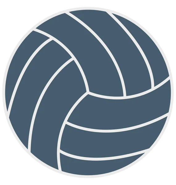 Volleyball Isolierte Vektor Illustration Icon Editierbar — Stockvektor