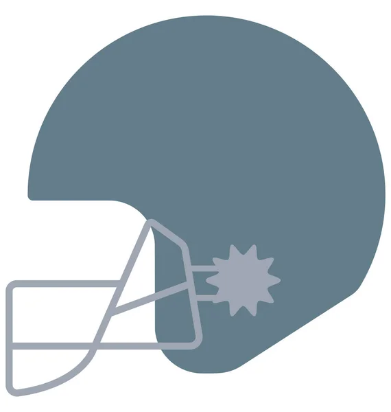 Helmet Isolated Vector Illustration Icon Editable — Stock Vector