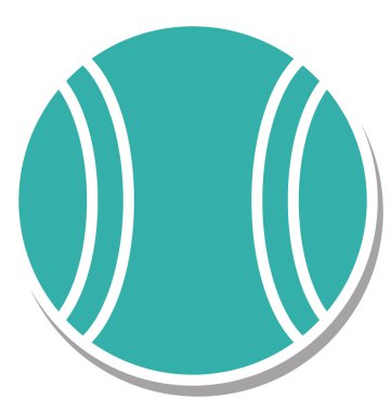 Beyzbol renk vektör çizim düzenlenebilir simgesi