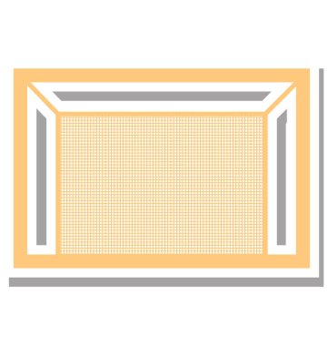 Hedef Net renk vektör çizim düzenlenebilir simgesi