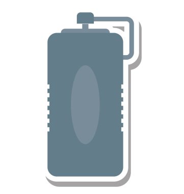 Su şişesi renk vektör çizim düzenlenebilir simgesi