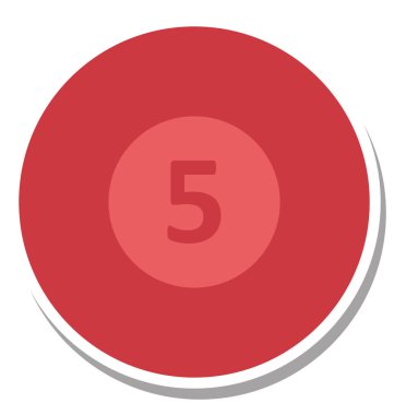 Bilardo topu renk vektör çizim düzenlenebilir simgesi