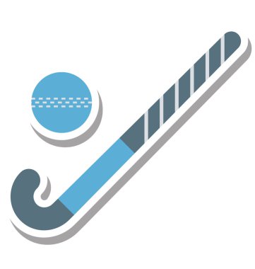 Hokey renk vektör çizim düzenlenebilir simgesi