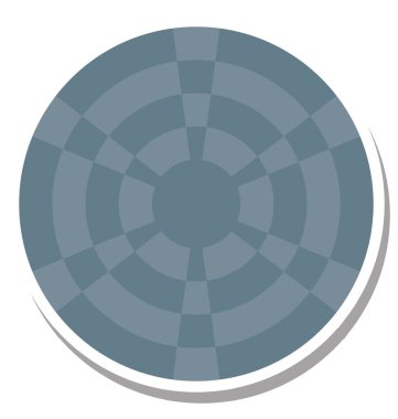 Casino kurulu renk vektör çizim düzenlenebilir simgesini