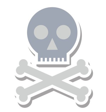 Tehlike renk vektör çizim düzenlenebilir simgesi