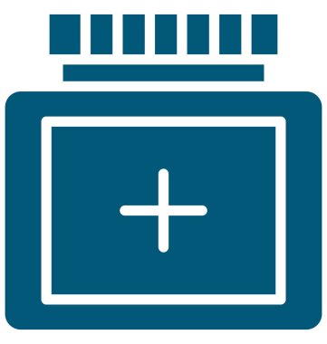 ilaç kavanozu vektör simgesi