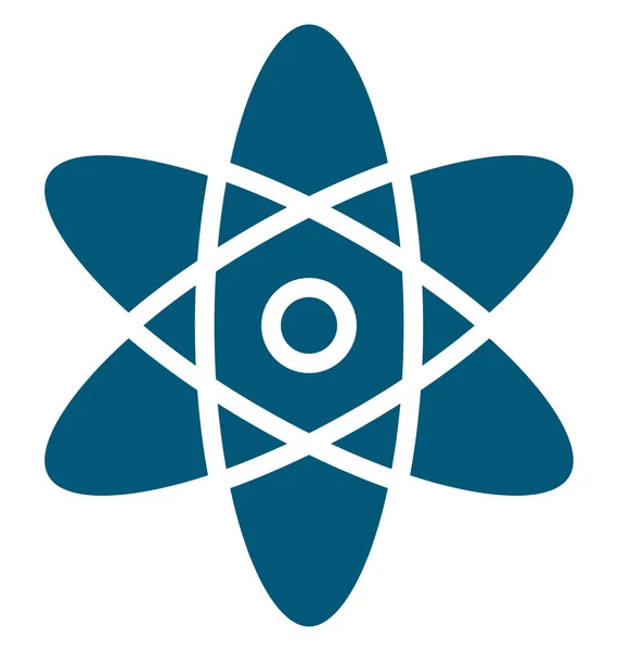 編集可能な原子のベクトルのアイコン — ストックベクタ
