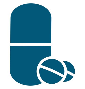 Tıbbi klasör izole vektör simgesi düzenlenebilir