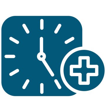 Tıbbi rapor izole düzenlenebilir vektör simge