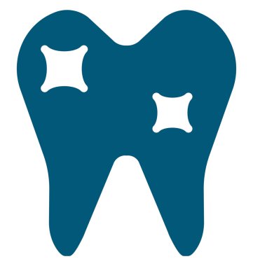 Diş vektör simge düzenlenebilir