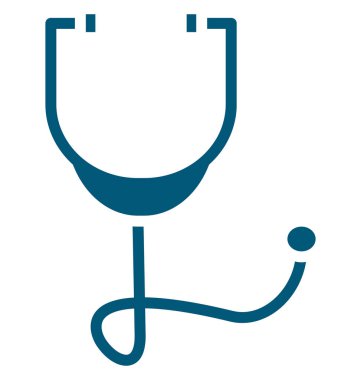 Stetoskop vektör simge düzenlenebilir