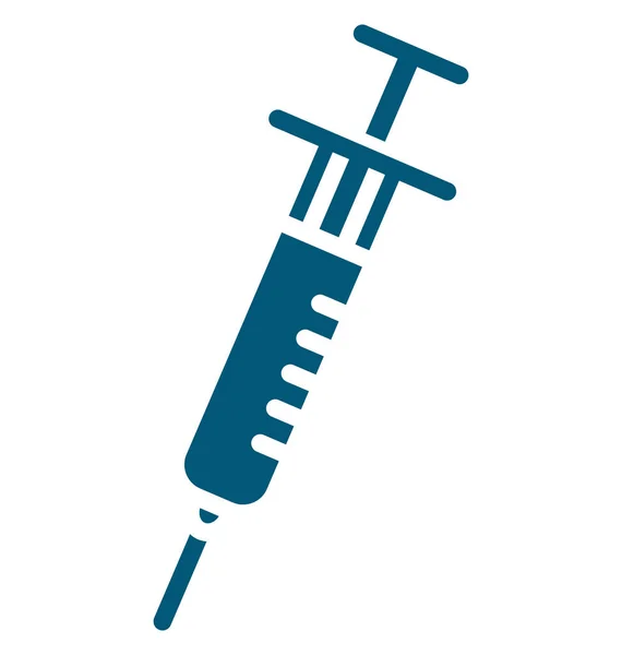 Injectie Vector Icon Bewerkbare — Stockvector