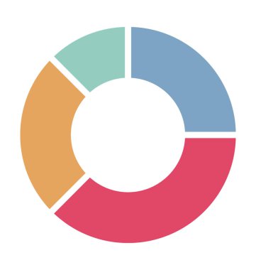 pasta grafiği vektör simgesi