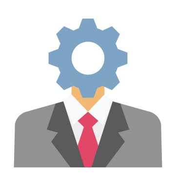 Profil ayarları vektör simgesi