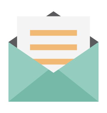 E-posta vektör simgesi düzenlenebilir