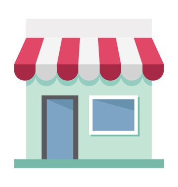 Dükkanı vektör simge düzenlenebilir