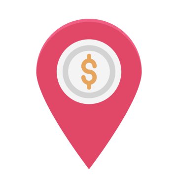 Konumu vektör simge düzenlenebilir 