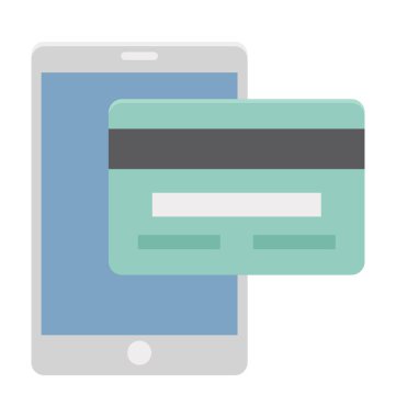 Kredi kartı vektör simge düzenlenebilir