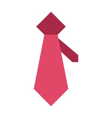 Kravat renk simge düzenlenebilir izole