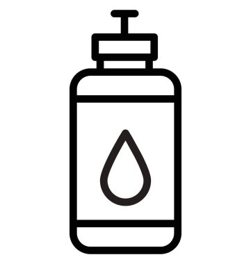 Su şişesi vektör simge düzenlenebilir