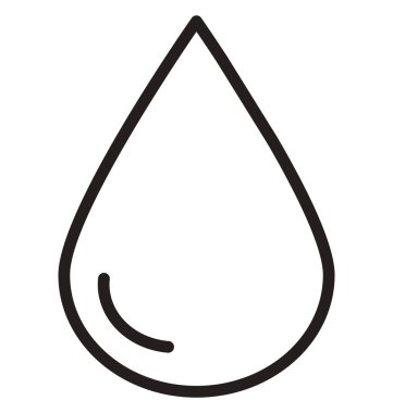 Düzenlenebilir vektör simge damla