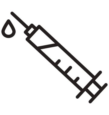 Enjeksiyon vektör simge düzenlenebilir