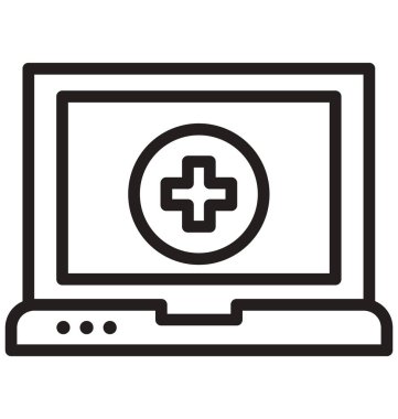 Online yardım vektör simgesi düzenlenebilir