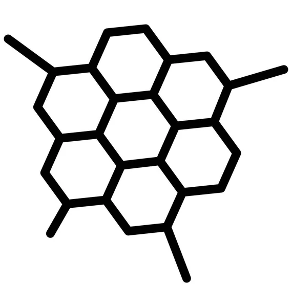 Honey Vektorové Ikony Upravit — Stockový vektor