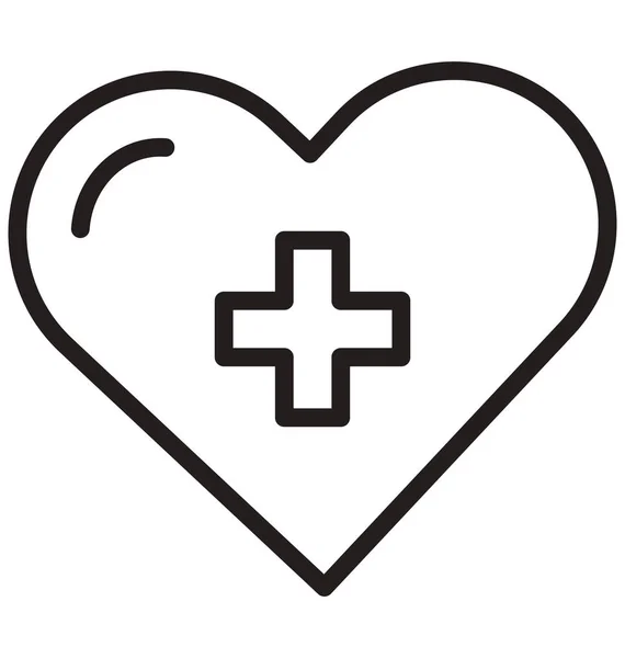 Серце Догляд Вектор Значок — стоковий вектор