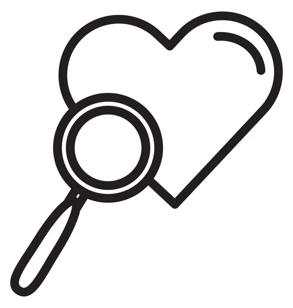 Εικονίδιο Καρδιάς Διαγνώσεις Διάνυσμα — Διανυσματικό Αρχείο