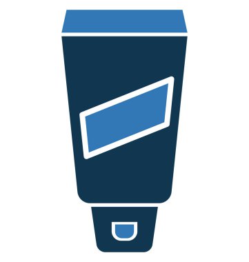 Saç kremi izole düzenlenebilir vektör simgesi