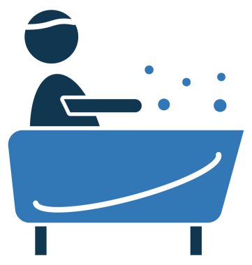 Sauna izole düzenlenebilir vektör simgesi